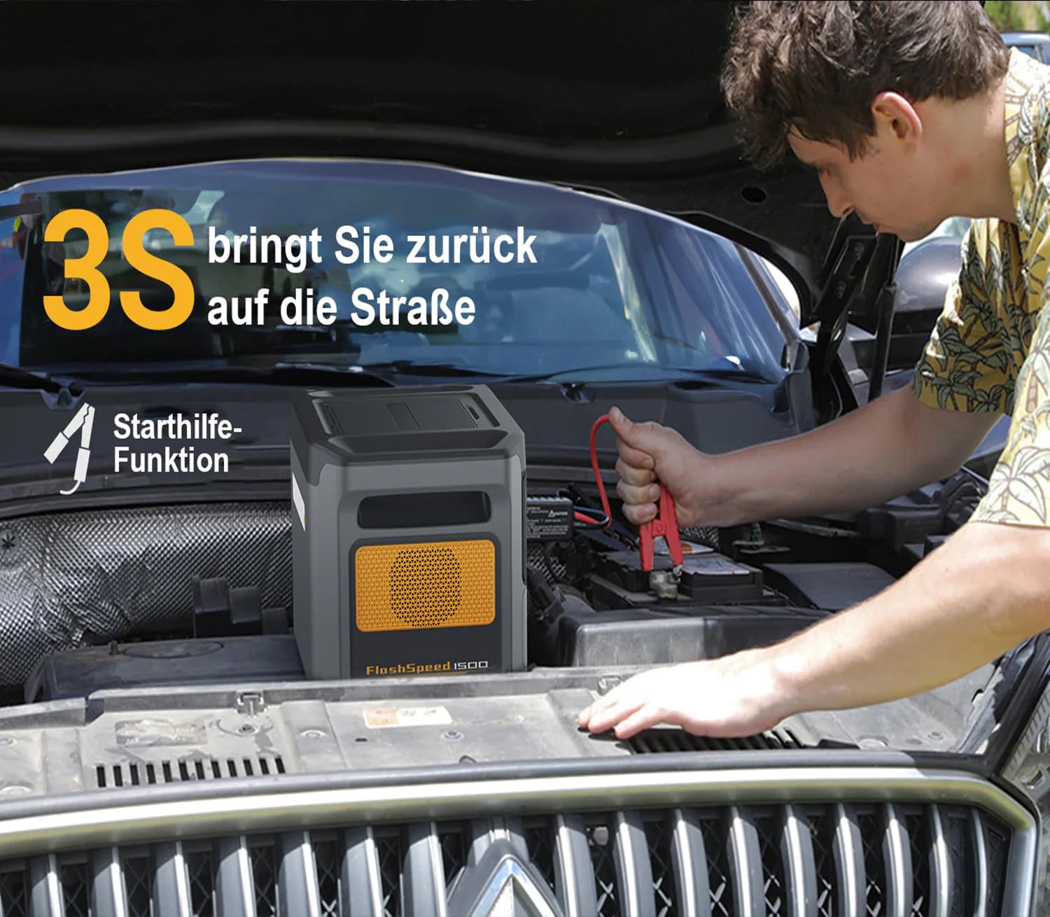VTOMAN FlashSpeed 1500 Tragbare Powerstation - 1548Wh Solargenerator mit 3x 1500W (3000W Spitze) AC Ausgang, 0-100% Schnellladung in 1 Stunde, LFP Powerstation für Outdoor, Camping, Wohnmobil, Notfall
